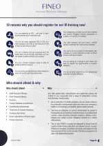10 reasons why you should register for our IR training now!