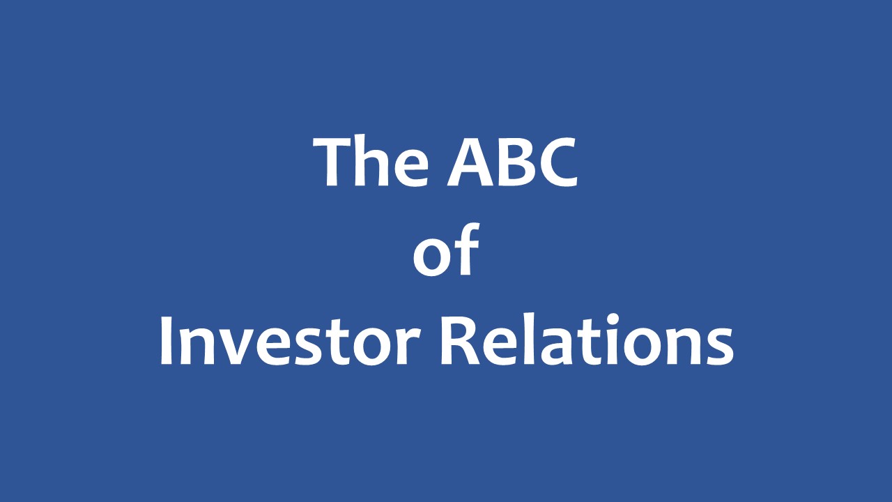 The Ultimate Beginner´s Guide to Investor Relations